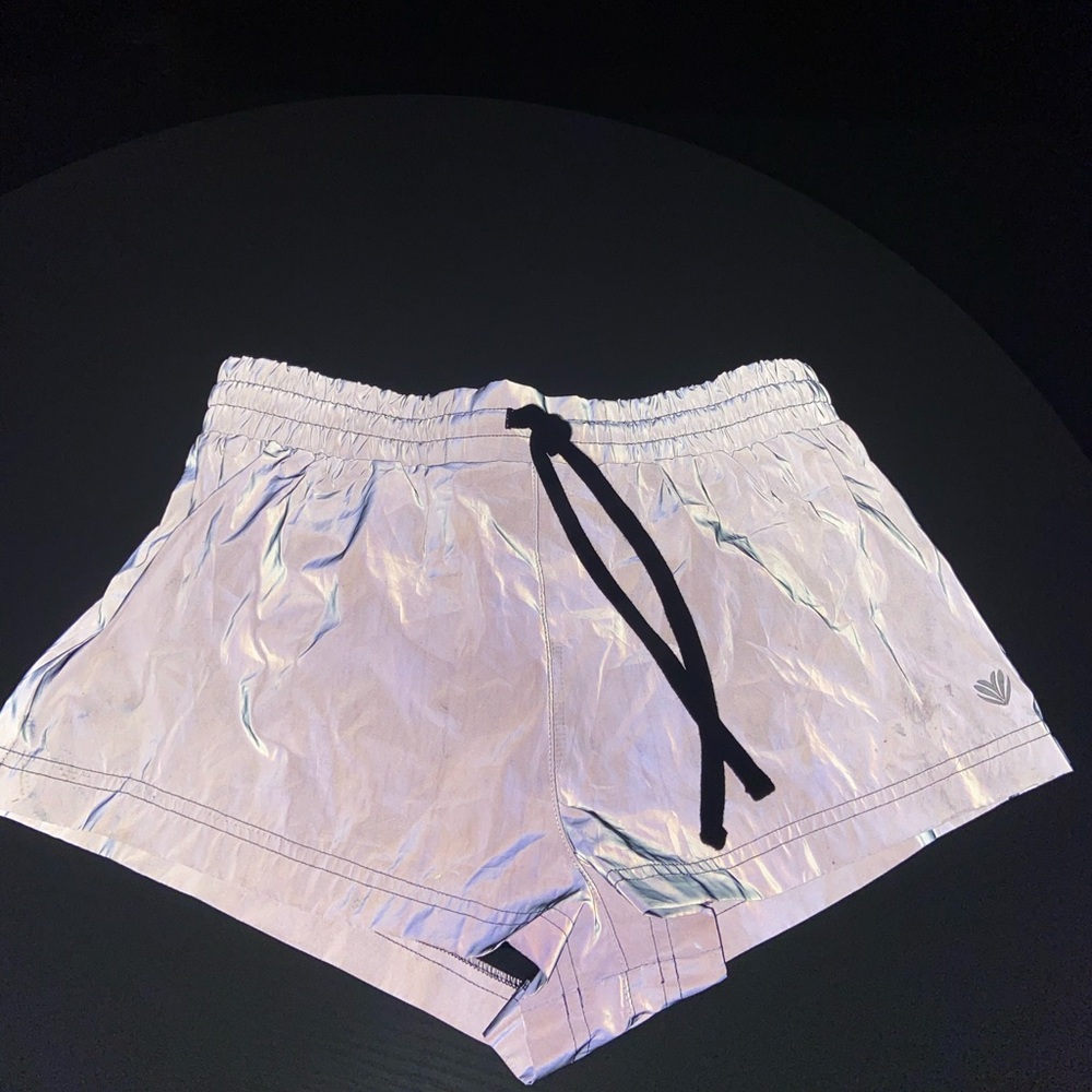 Iridescent Grey Shorts